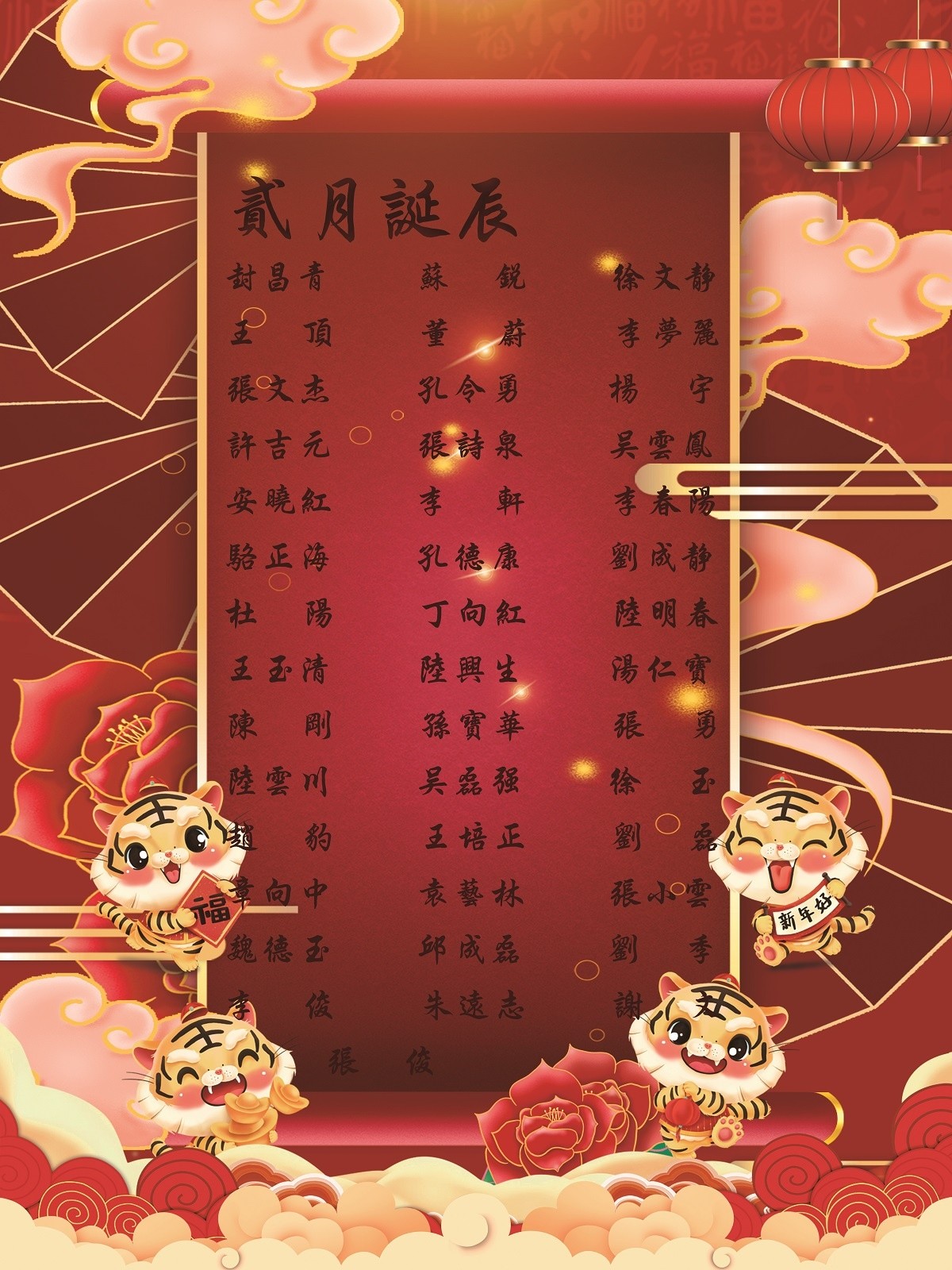 【生日祝福】恭祝02月生日的員工生日快樂！